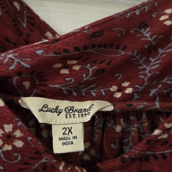 2x Lucky Brand blouse - Picture 2 of 4